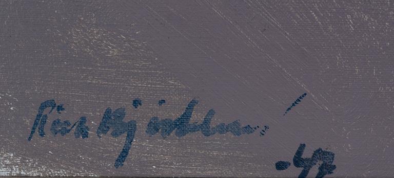 Richard Björklund, Kanalmotiv.