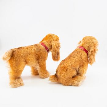 Toy animals, 3 pcs, Steiff, Germany, second half of the 20th century.