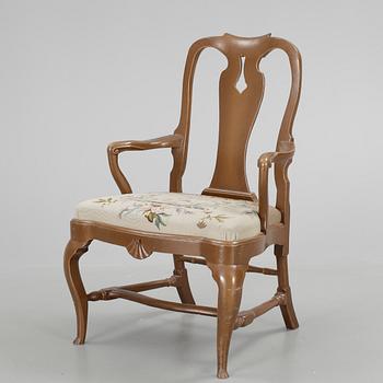 KARMSTOL, rokoko, 1700-talets andra hälft.