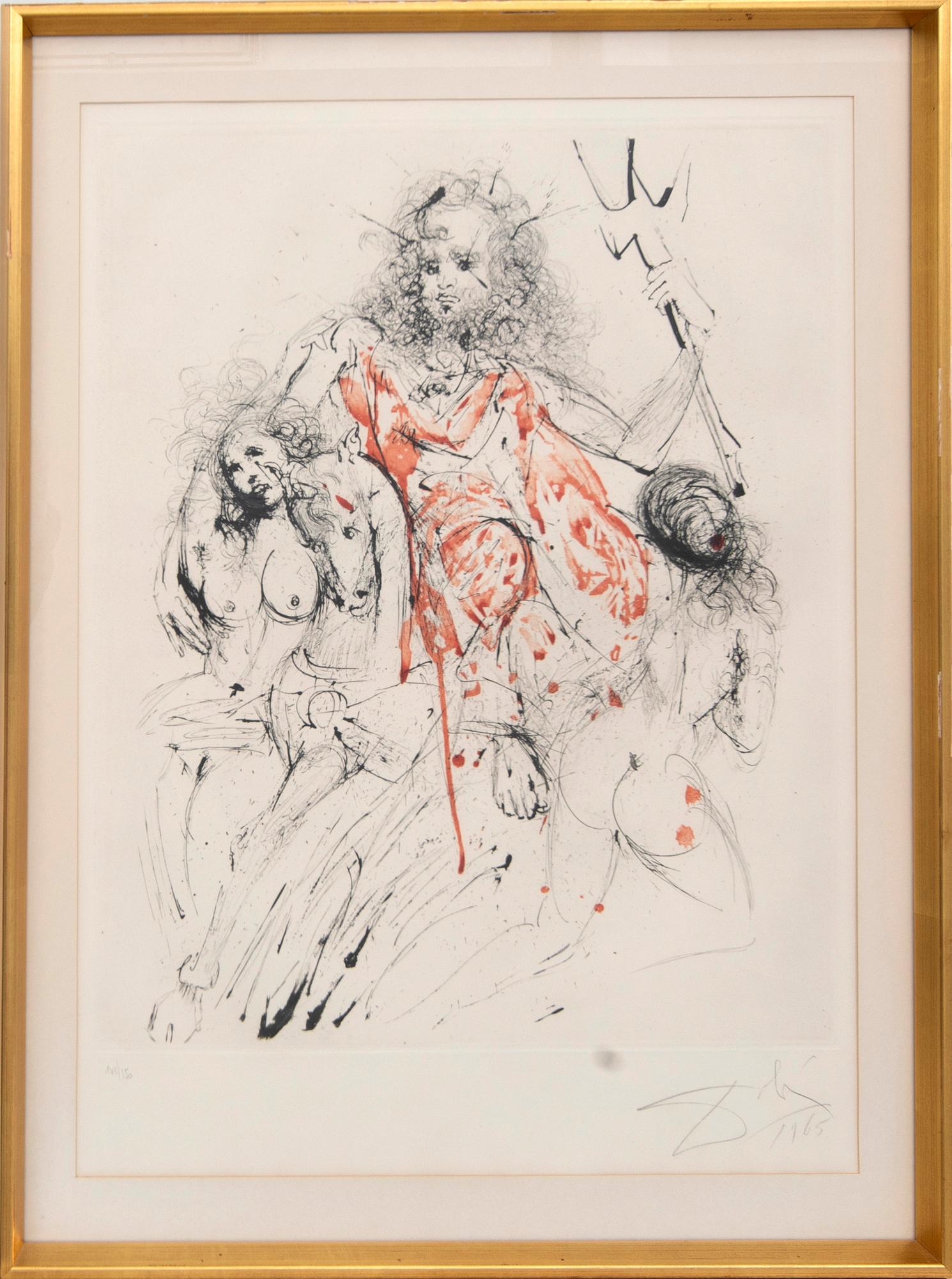 Salvador Dalí, "Poseidon" Ur "Mythology".