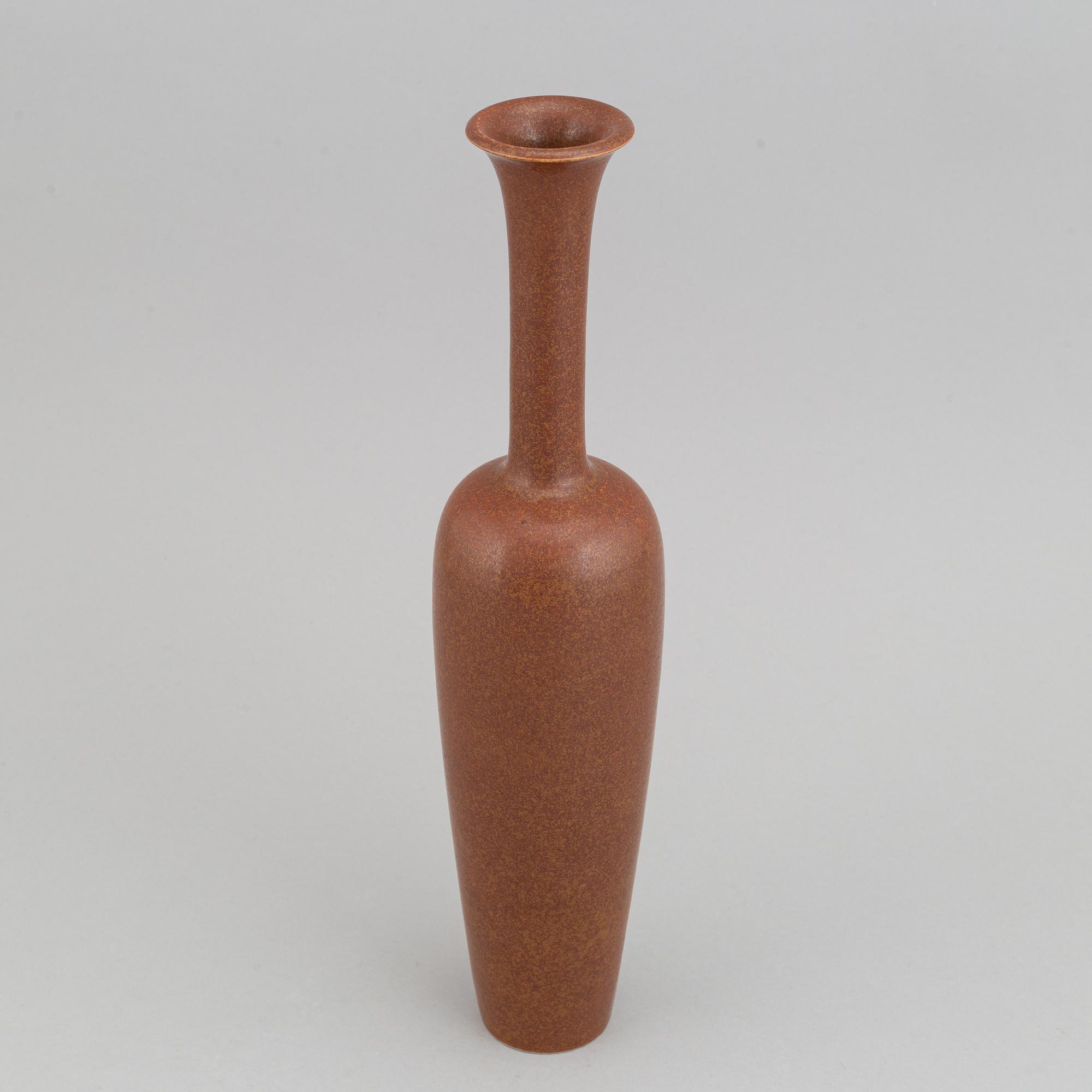 Gunnar Nylund, a stoneware vase. Rörstrand, Sweden 1950's.