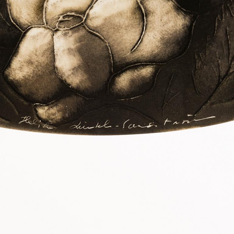 HELJÄ LIUKKO-SUNDSTRÖM, unik dekorationsfat, signerad, Heljä Liukko-Sundström 2006.