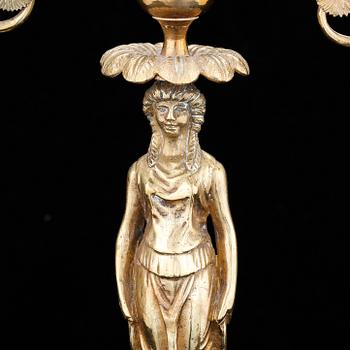 LJUSSTAKE, empire, 1800-tal.