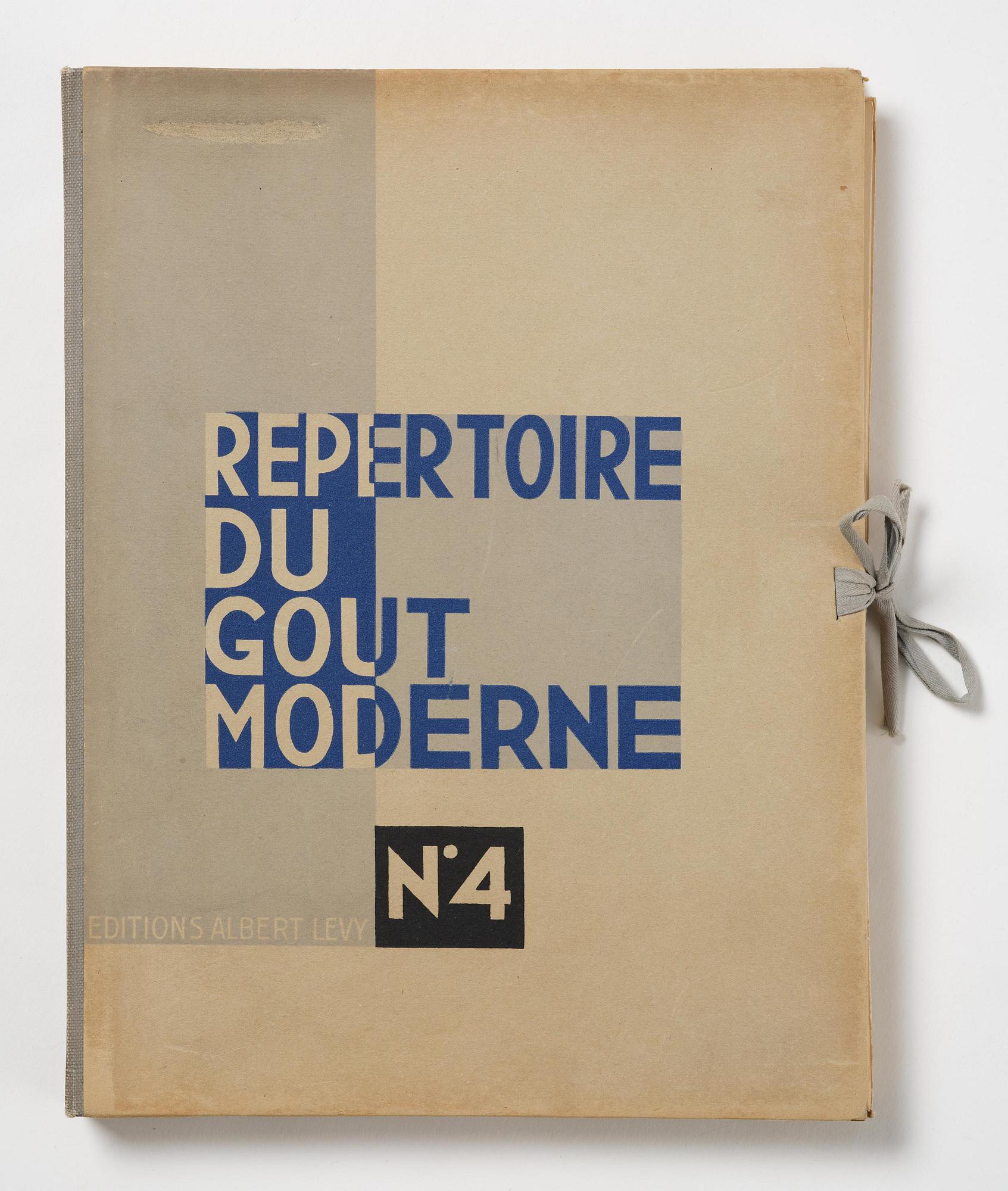 "Répertoire du Goût Moderne", three volumes, Nº 1, 2, 4.