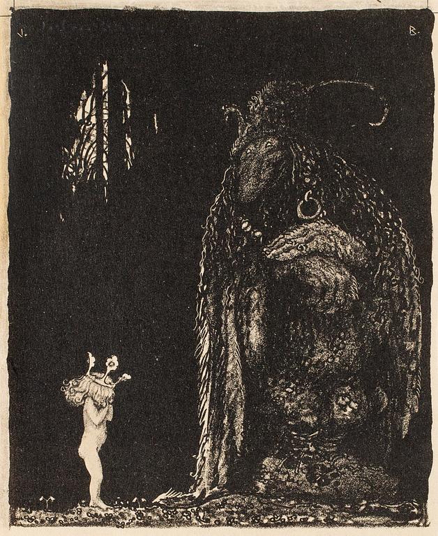 John Bauer, "-En sådan eländig liten bleknos!".