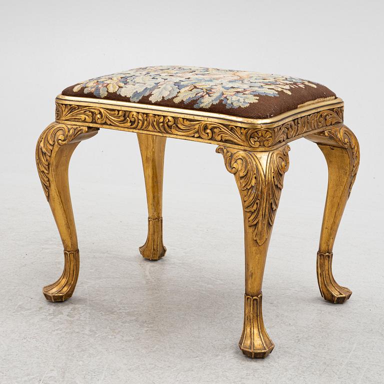 Stool, Louis XIV style, first half of the 20th century.