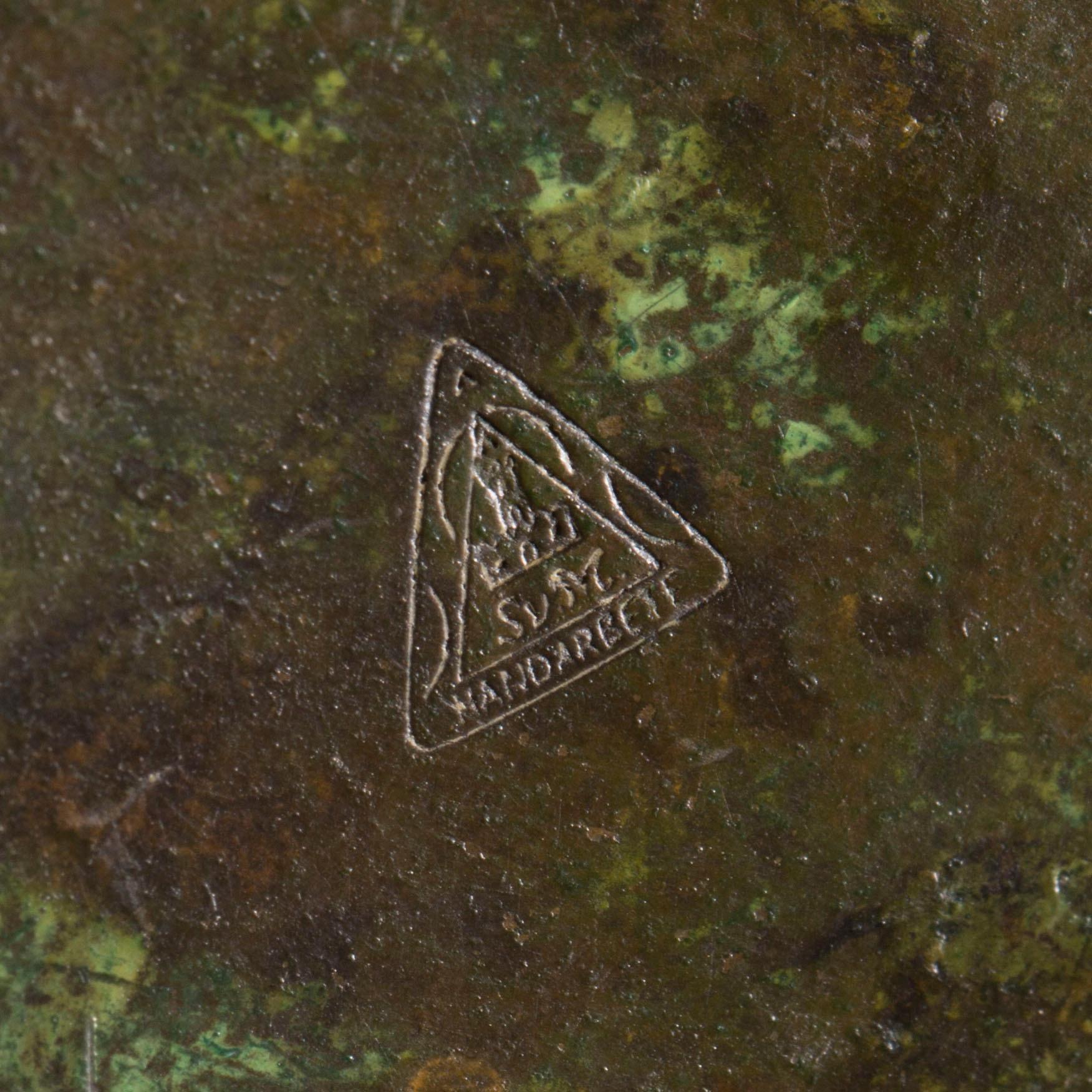 KLOTVAS, mässing, stmpl SvM Handarbete, 1900-tal.