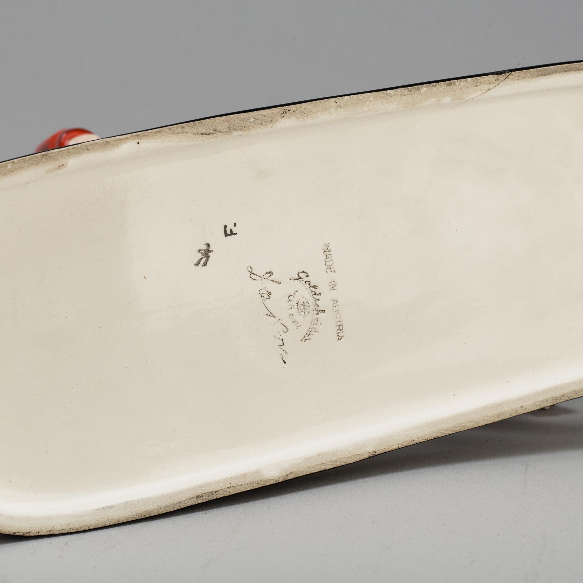 STEPHAN DAKON, an Goldcheider earthenware figure group, model 6524, Vienna.
