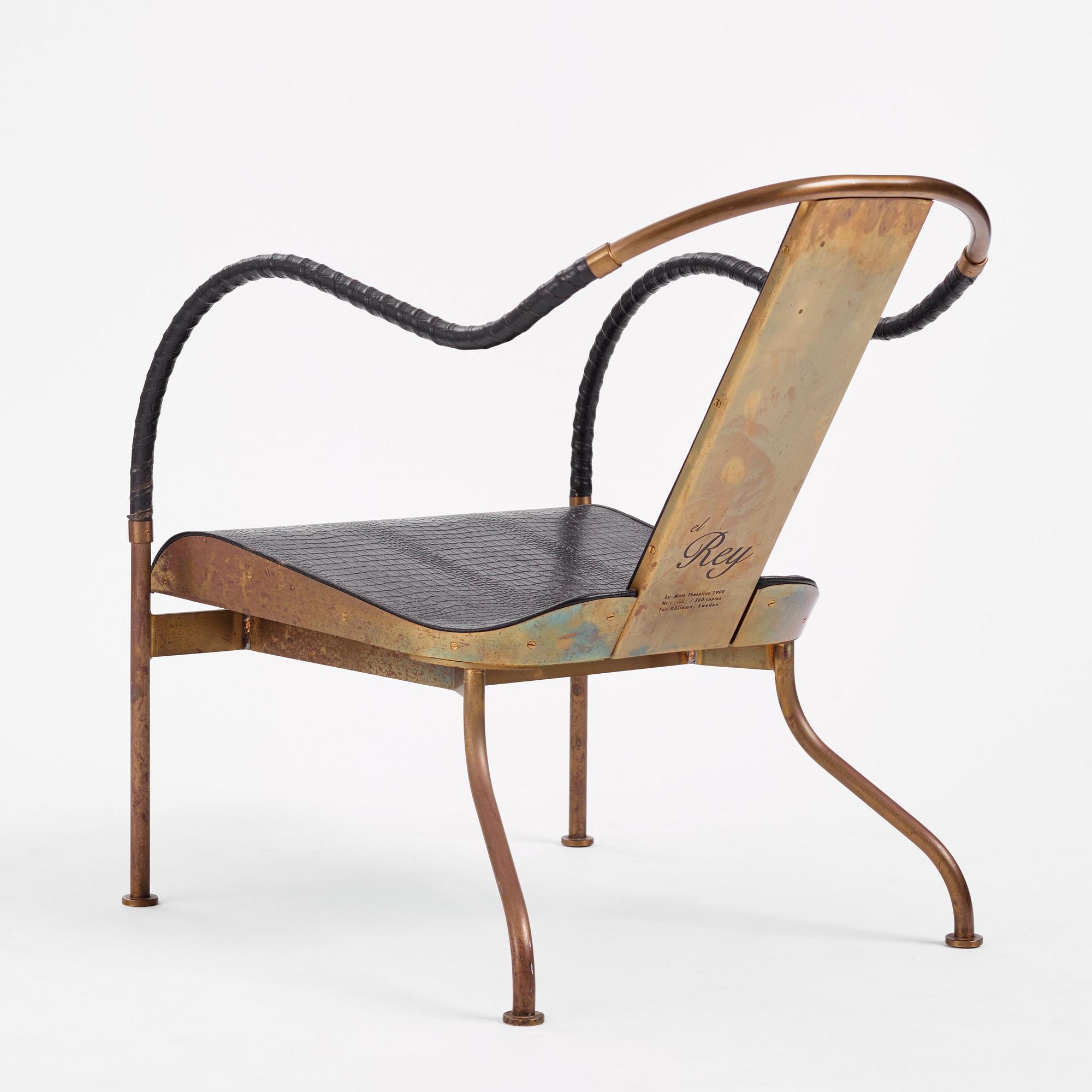 Mats Theselius, an "El Rey" armchair, ed. 303/360, Källemo, Värnamo post 1999.