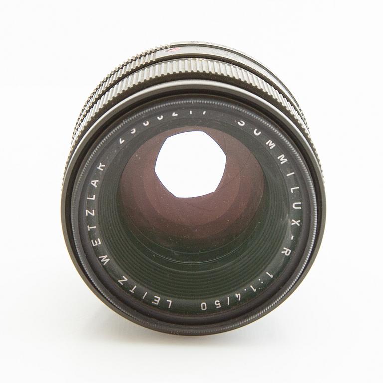 Kamera Lieca  R3 Electronic "Safari" kamerahus och objektiv.