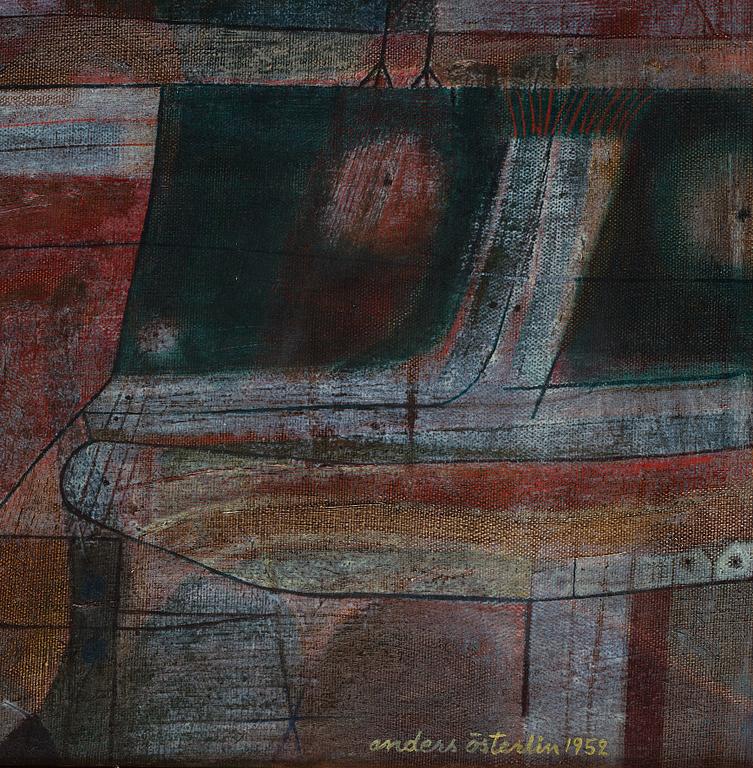 ANDERS ÖSTERLIN, oil on canvas, signed and dated 1952.