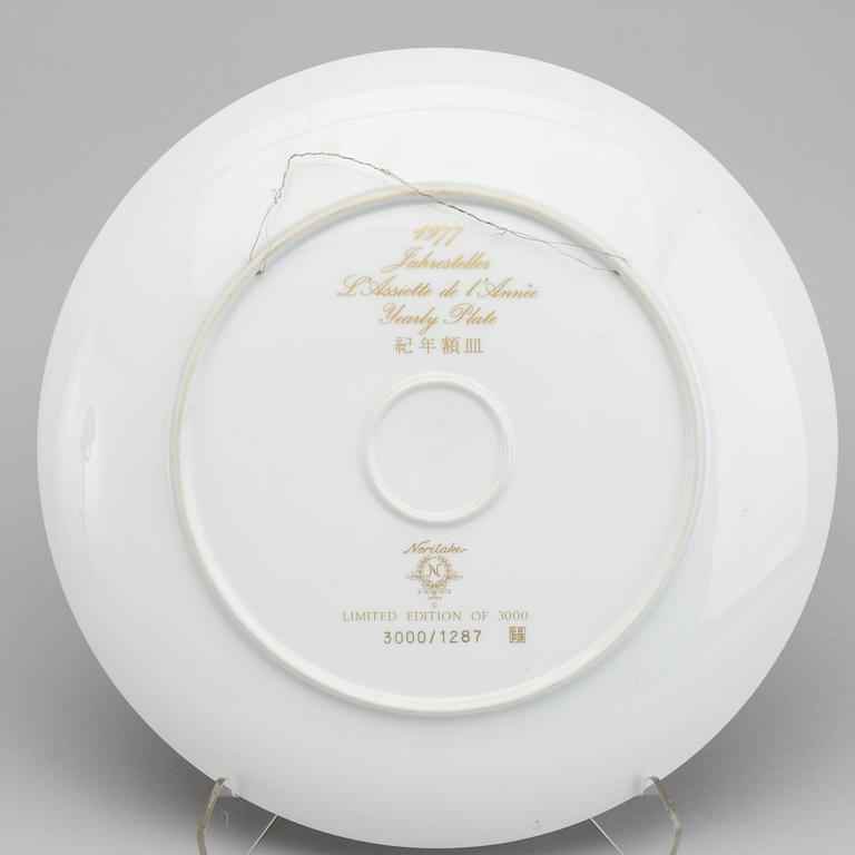 ÅRSTALLRIKAR, 4 st, porslin Noritake Japan.