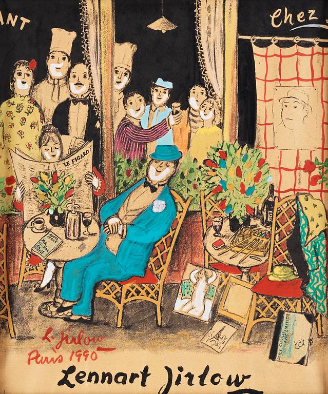 Lennart Jirlow, At the restaurant - Paris.