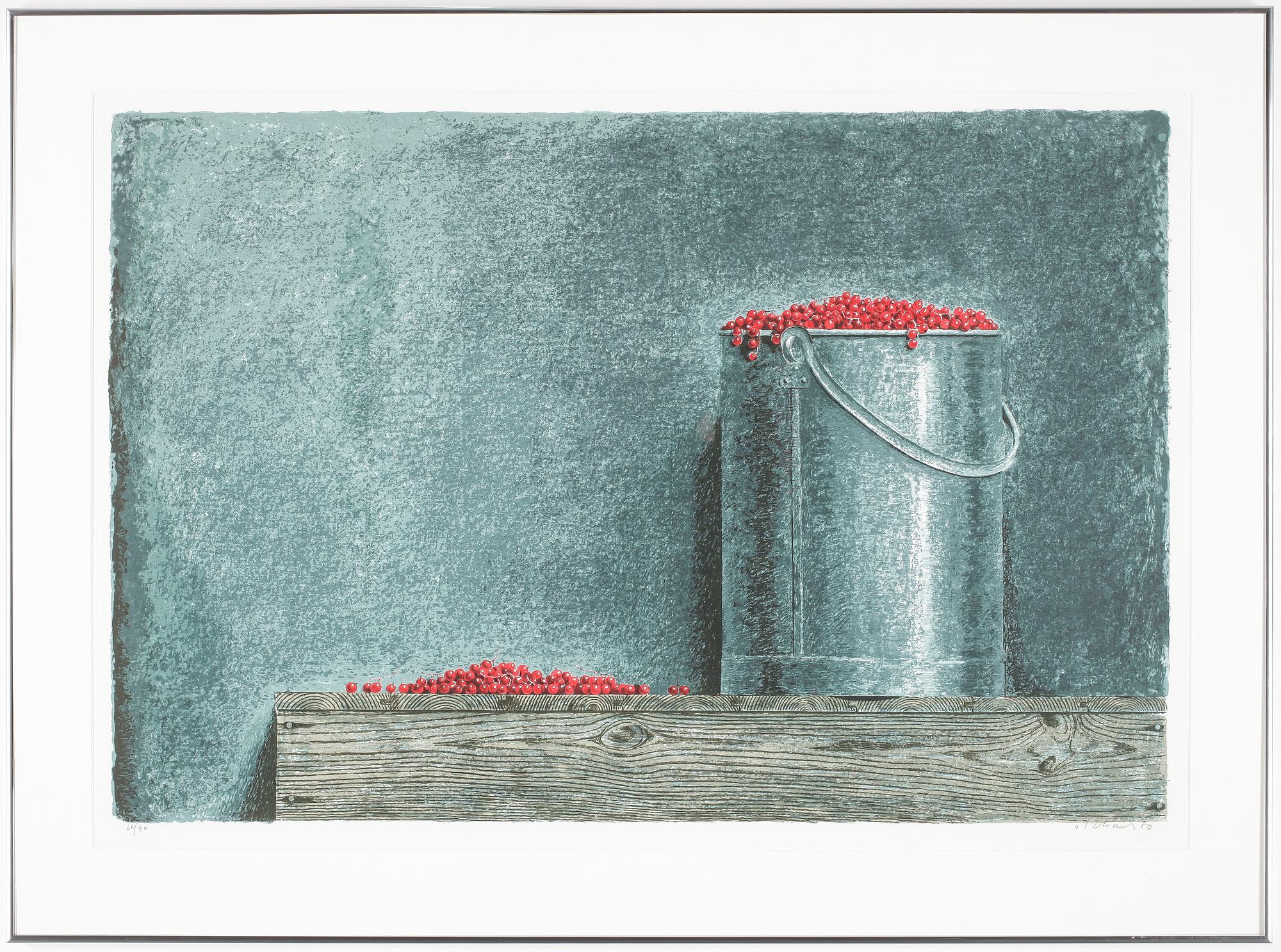 PHILIP VON SCHANTZ, färglitografi, signerad, numrerad 66/90 och daterad -80.