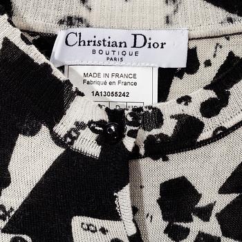 CHRISTIAN DIOR, jumperset, 2 delar, fransk storlek 42.