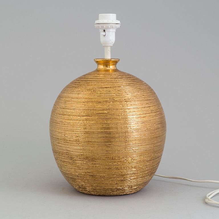 A ceramic table lamp by Bitossi for Bergboms.