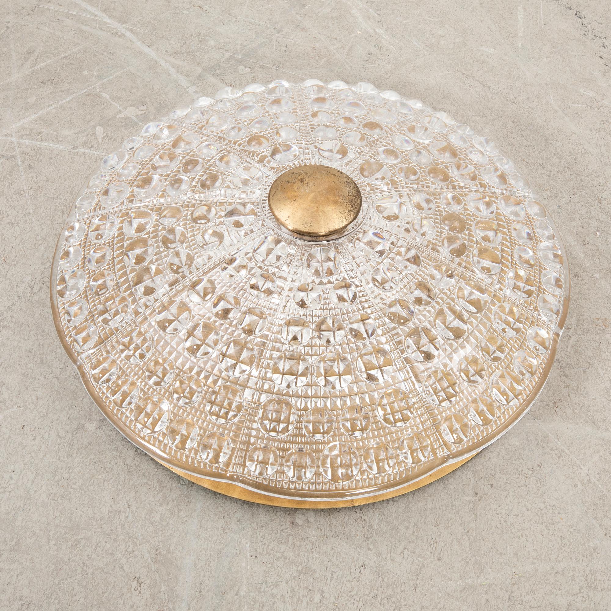 Carl Fagerlund, taklampa, Orrefors 1900-talets andra hälft.