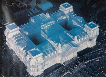Christo & Jeanne-Claude, "Wrapped Reichstag, Berlin", 1971-1995.