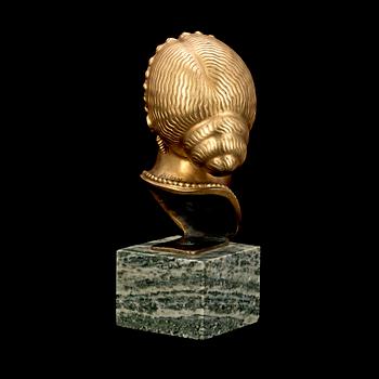 OLOF AHLBERG, skulptur. Brons. Sign o dat.