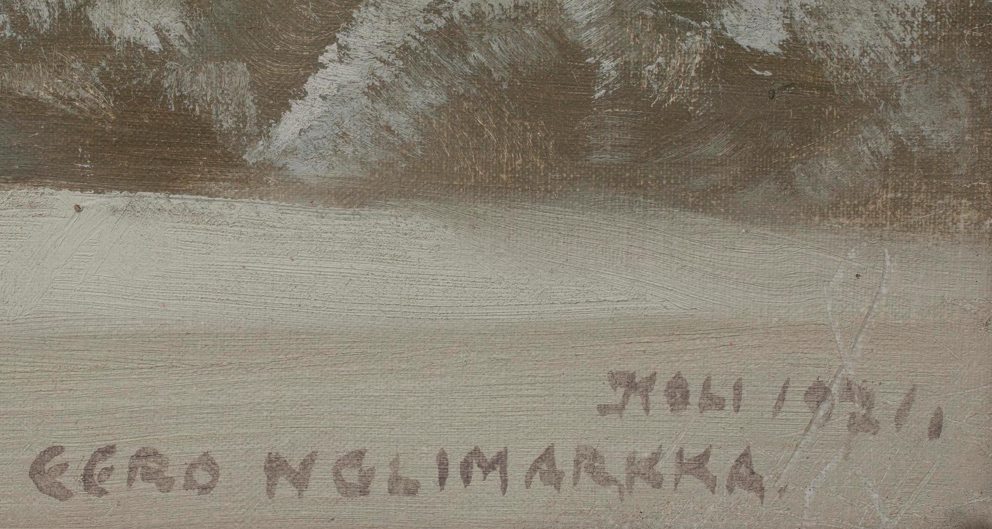 EERO NELIMARKKA, olja på duk, signerad och daterad Koli 1971.