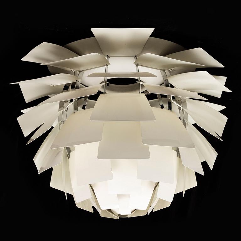 A 'PH Artichoke' ceiling light by Poul Henningsen for Louis Poulsen, Denmark, designed in 1958.