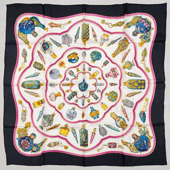 Hermès, scarf, "Qu'importe le flacon".