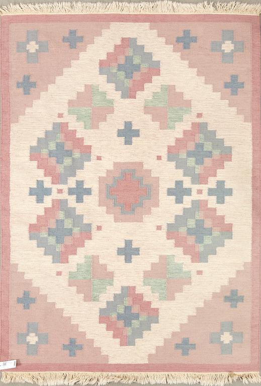 Rug, flat weave, approx. 238x168 cm.