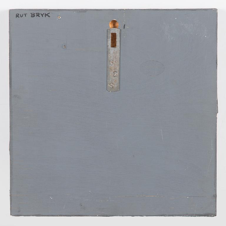 Rut Bryk, relief, signed a tergo.