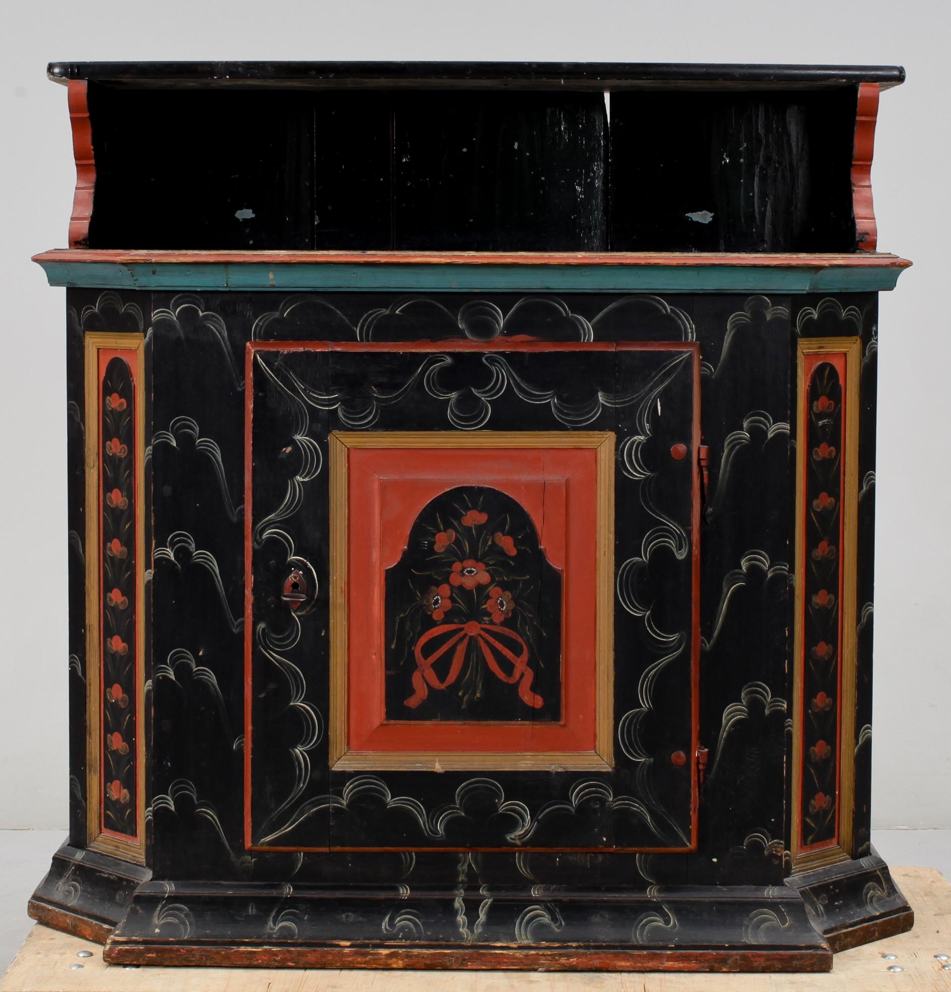 SKÅPUNDERDEL, Allmoge. Järvsö, Hälsingland, 1800-tal.