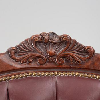 A Rococo style armchair, second half of the 20th century.