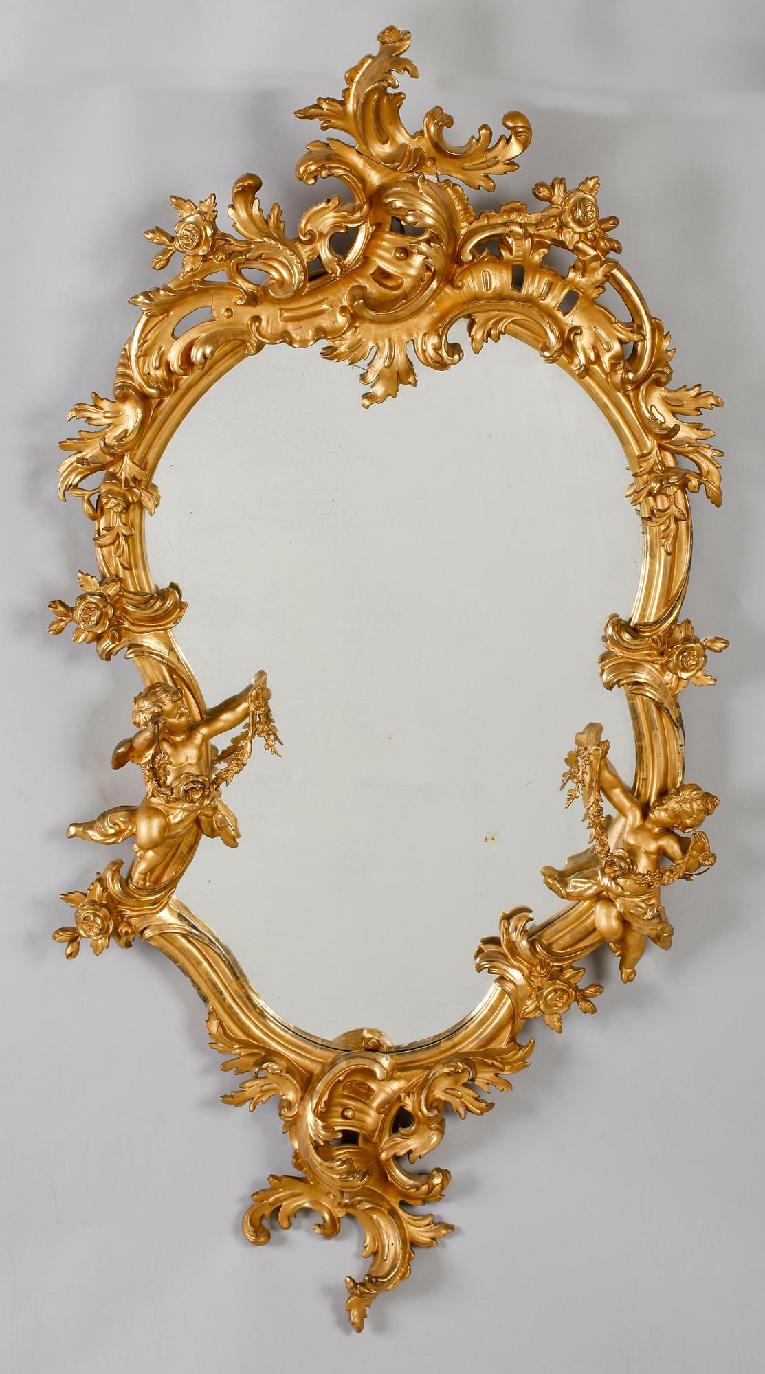 SPEGEL, rokokostil, 1800-/1900-tal.