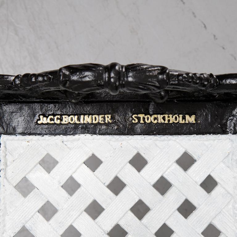 Bänk, J.&C.G Bolinders Mekaniska Verkstad, 1870-tal.