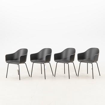 Norm Architects armchairs 8 pcs and chairs 2 pcs "Harbour dining chair" for Audo Copenhagen 2020s.