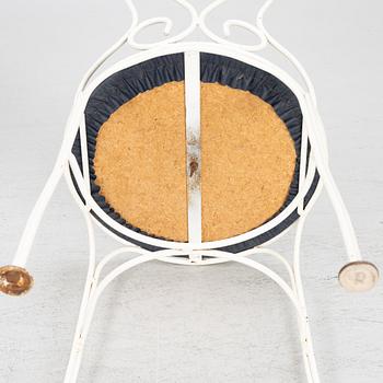 Trädgårdsstolar, 4 st, 1900-talets senare del.