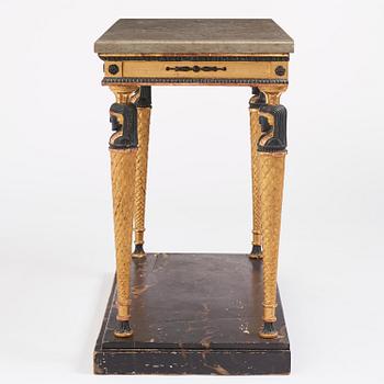 Konsolbord, Stockholmsarbete, Jonas Frisks art, omkring år 1800, Sengustavianskt.