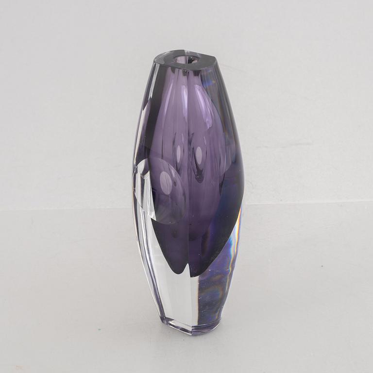 Mona Morales-Schildt, a 'Ventana' glass vase, Kosta.