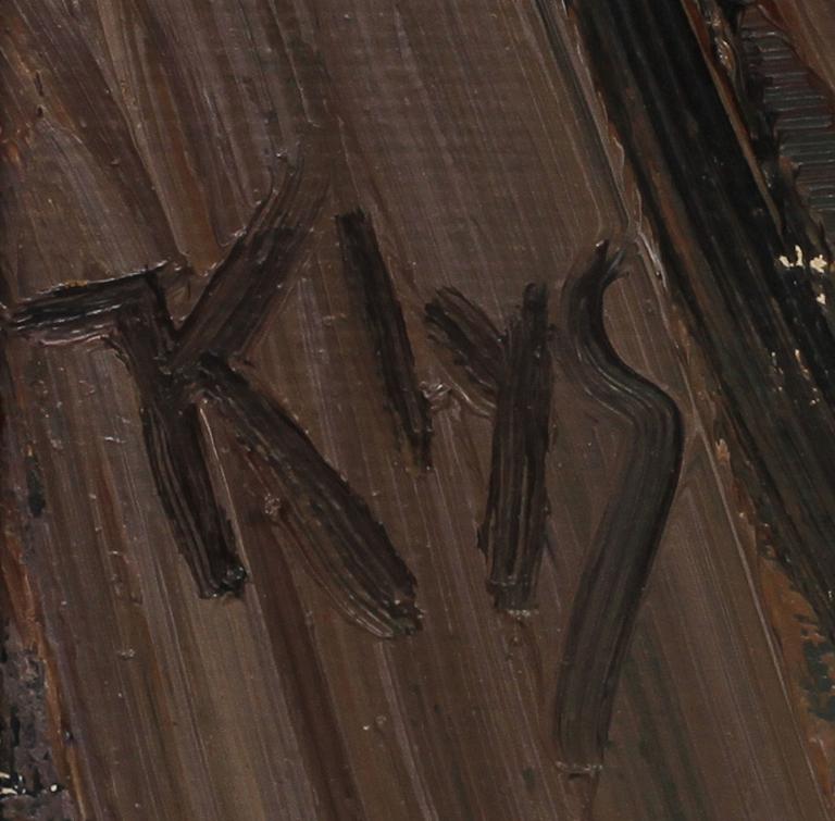 GUNNAR KLYS, olja på pannå, sign o dat 1940.