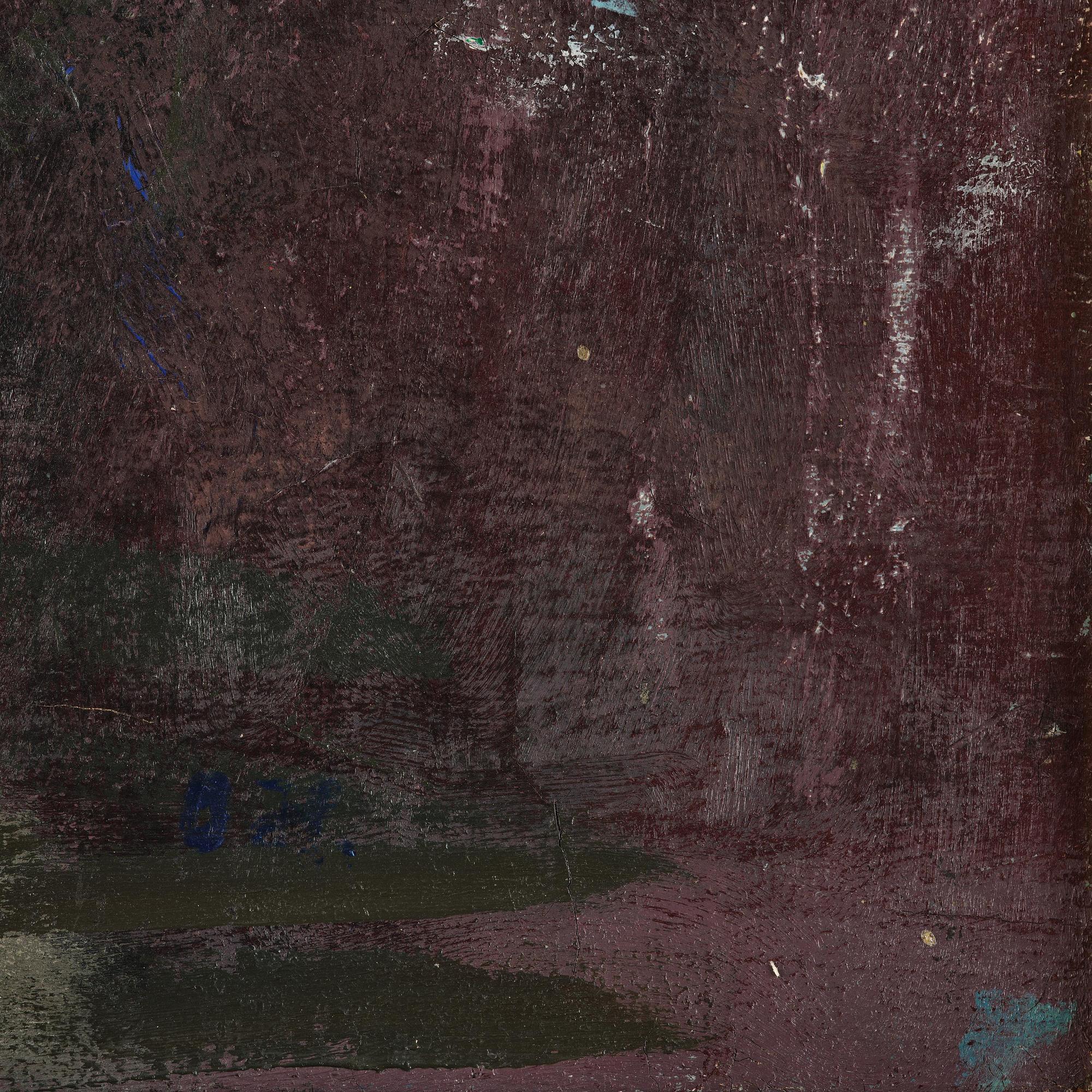 Oluf Høst, Landscape with houses, Bornholm.