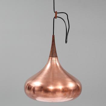 TAKLAMPA, "Orientpendel", Jo Hammerborg, Fog og Mørup, 1960-tal, höjd 37 cm.
