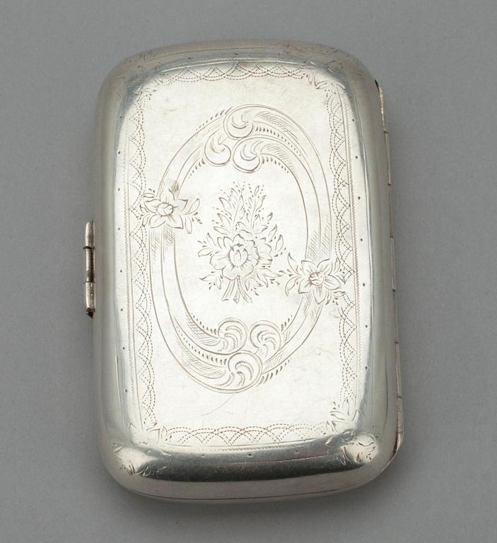 DOSA, silver, Hjalmar Fagerroos, Helsingfors 1882. Vikt 75 g.