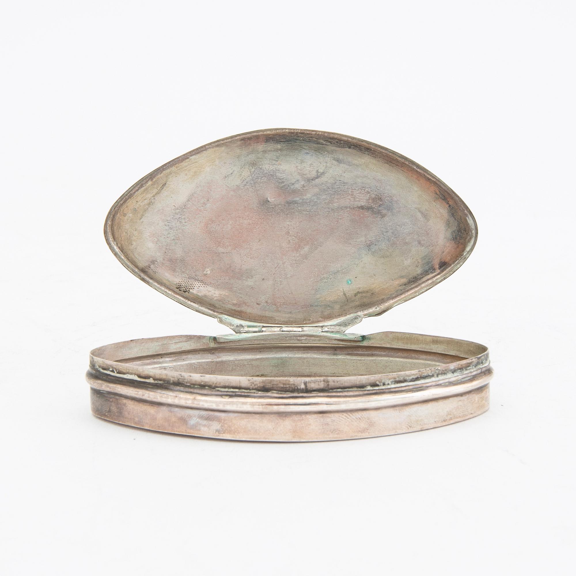 Eric Nordin, dosa silver Sundsvall 1852.