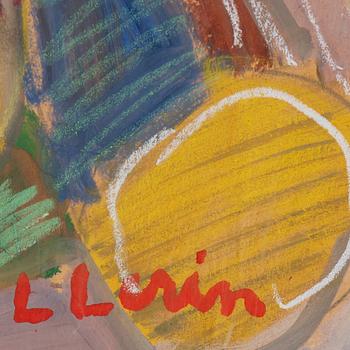 LARS LERIN, blandteknik, signerad L Lerin.