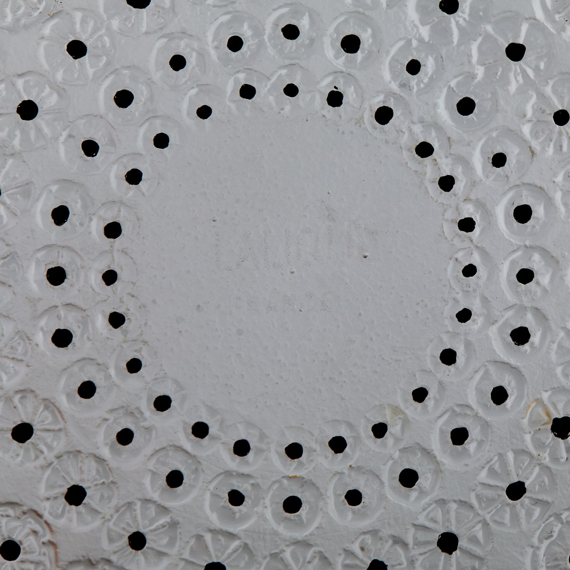 A 'Nemours' glass bowl, Lalique, France.