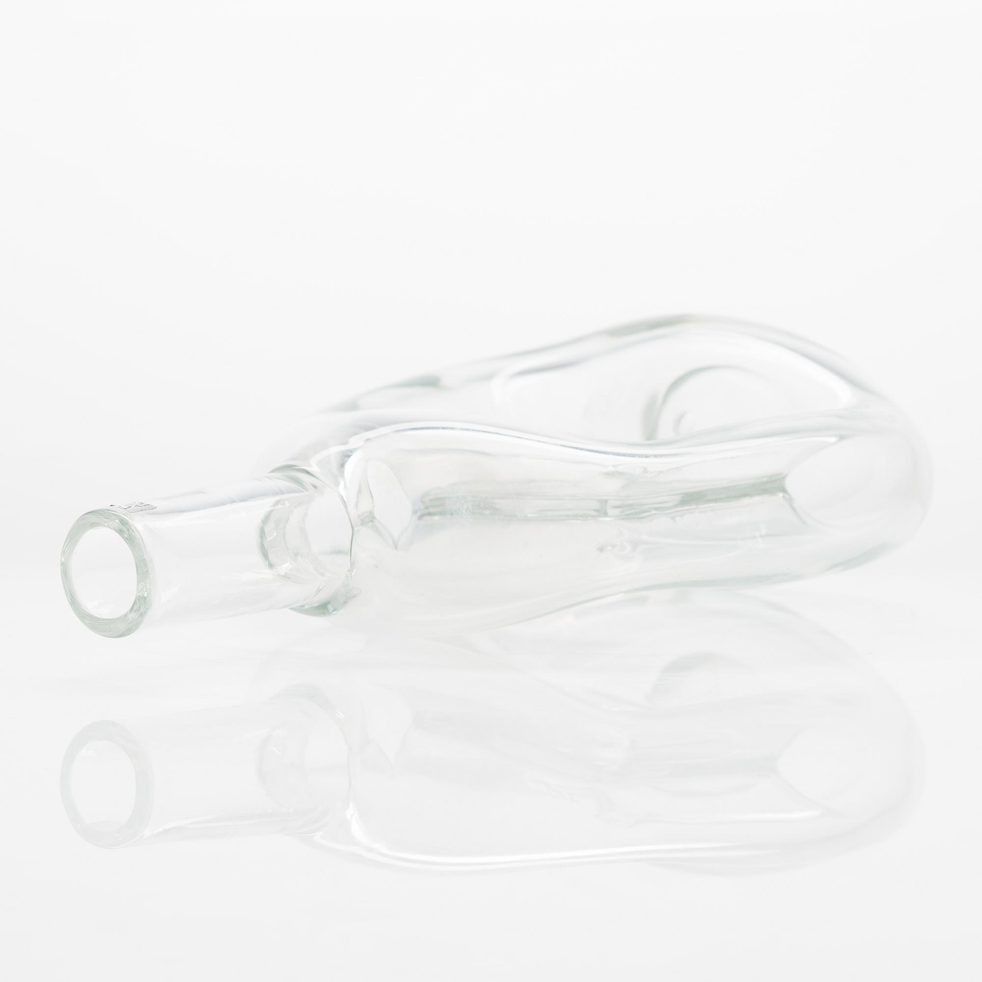 Oiva Toikka, flaska, signerad Oiva Toikka Nuutajärvi Notsjö.