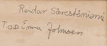 REIDAR SÄRESTÖNIEMI, RED LYNX IN THE MOONLIGHT.