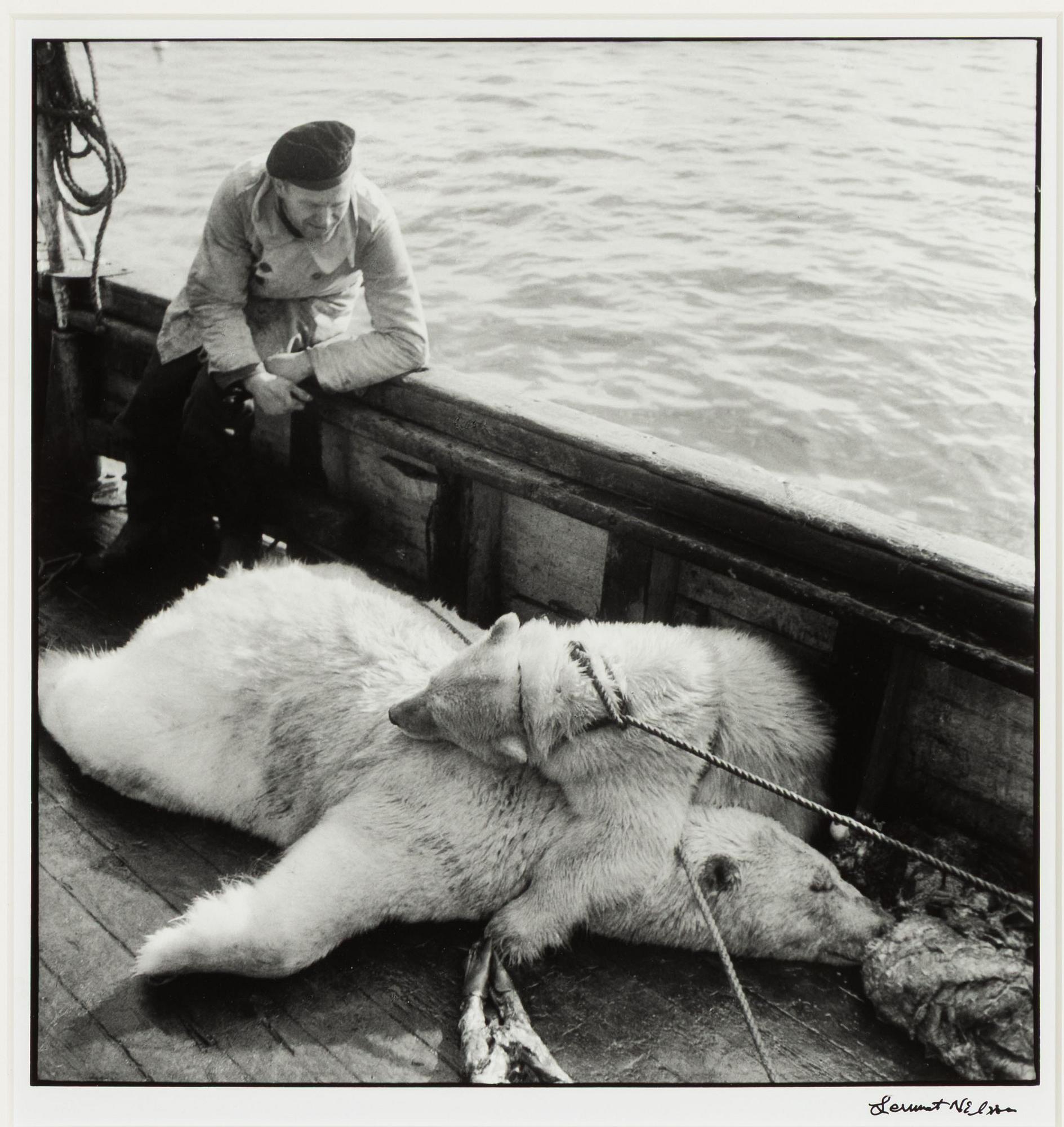 Lennart Nilsson,  "Isbjörnsjakt vid Hvitøya (Vitön), Svalbard, Norge 1947".
