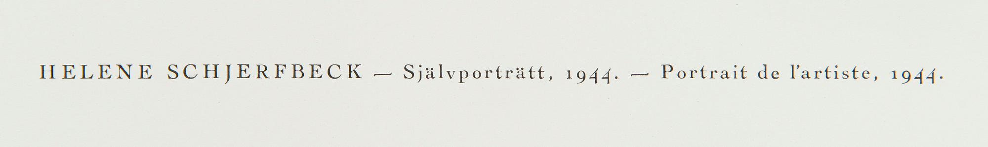 Helene Schjerfbeck, Forty-eight reproductions with text by Gotthard Johansson.