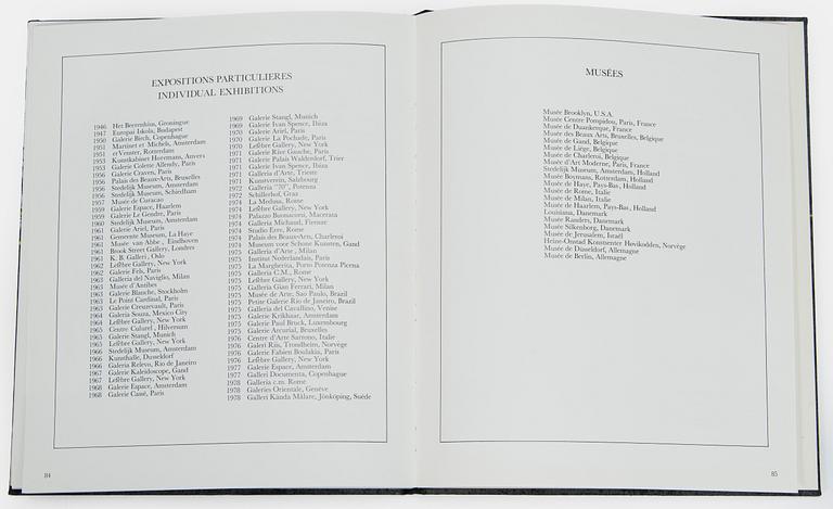 Beverloo Corneille, Book, "Corneille Aujourd'hui - Corneille Today" by André Laude. With illustrated dedication by the Artist.