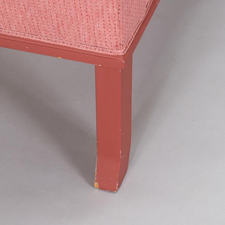 Evert Toivonen, fåtöljer, ett par, tillverkare Möbelfabrik T. Karvanen, Kuopio Finland 1930-tal.