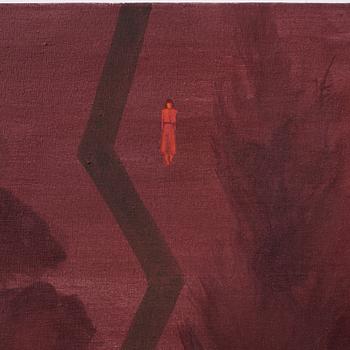 Donna Moylan, olja på duk, signerad och daterad 92-93 a tergo.